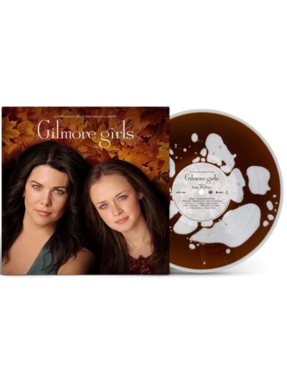 NEW Gilmore Girls Soundtrack - Coffee Liquid Filled Vinyl LP